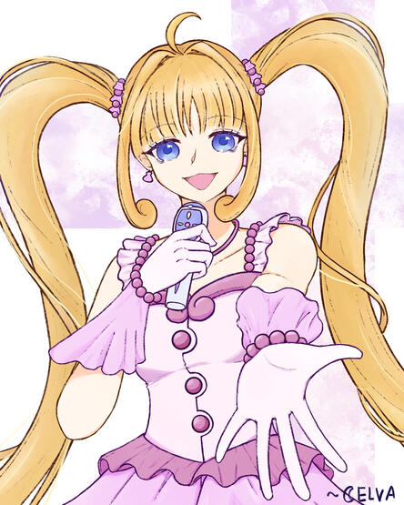 Watercolor fanart of Lucia from Mermaid Melody